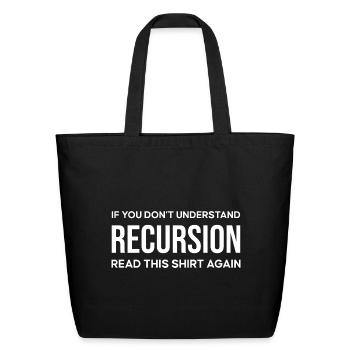 REQUEST_IMAGE - Eco-Friendly Cotton Tote - black - Front