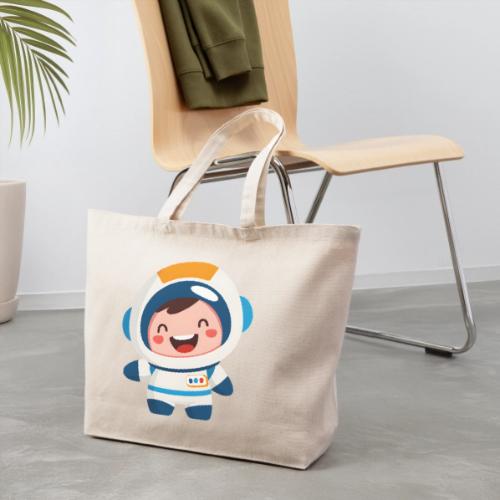 Joyful Baby Astronaut - Eco-Friendly Cotton Tote