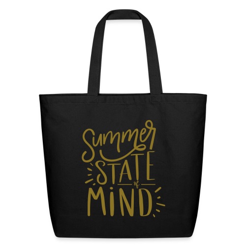 Summer State of Mind Cute Teacher T-shirt - Eco-Friendly Cotton Tote