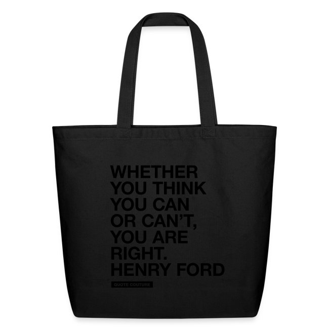 Whether you think you can (bags -- big)
