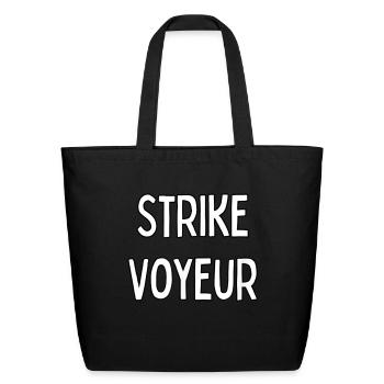Strike Voyeur Sexy Clothing - Eco-Friendly Cotton Tote - black - Front