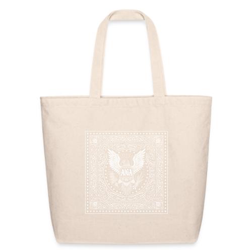 AIGA DC Stamp of Approval (white) - Eco-Friendly Cotton Tote