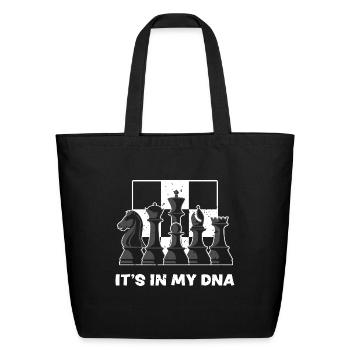 It's In My DNA - Chess - Eco-Friendly Cotton Tote - black - Front