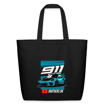 Carro 911 - Eco-Friendly Cotton Tote - black - Front