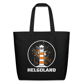 Lighthouse Baltic Sea Sylt Schleswig-Holstein - Eco-Friendly Cotton Tote - black - Front