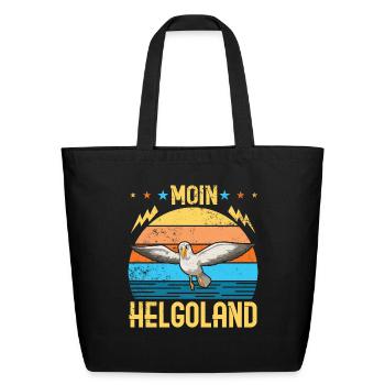 Lighthouse Baltic Sea Sylt Schleswig-Holstein - Eco-Friendly Cotton Tote - black - Front