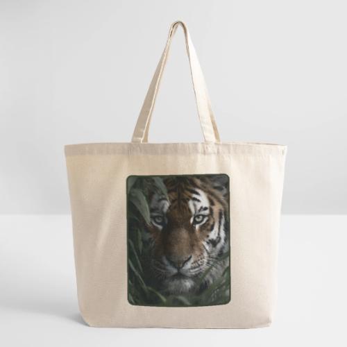 Tiger Jungle Eyes Wildlife Design - Eco-Friendly Cotton Tote