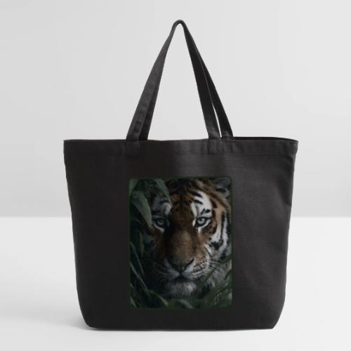 Tiger Jungle Eyes Wildlife Design - Eco-Friendly Cotton Tote