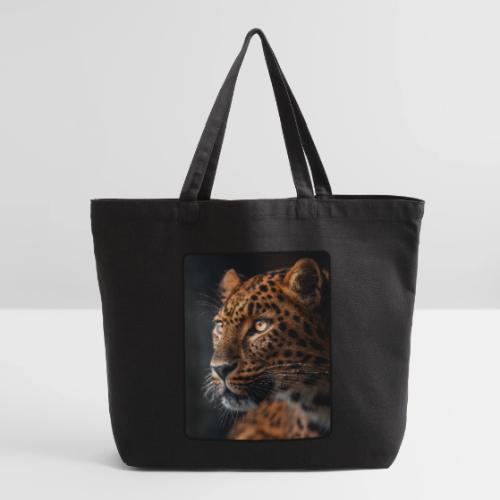 Amur Leopard Face Wildlife Design - Eco-Friendly Cotton Tote