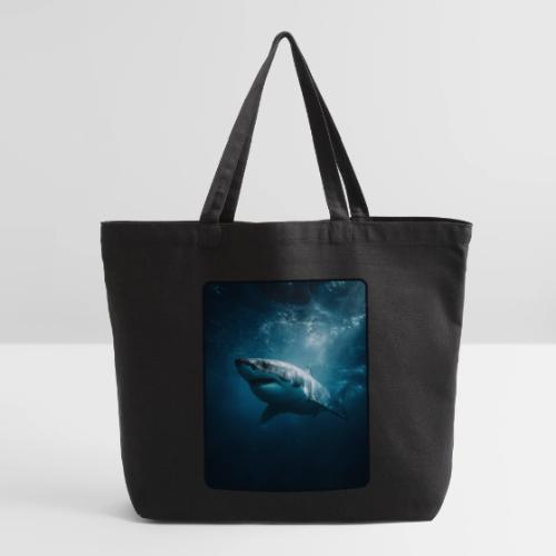 Great White Shark Ocean Design - Eco-Friendly Cotton Tote
