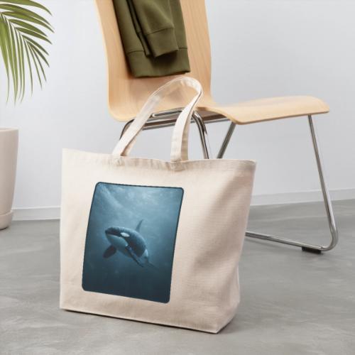 Orca Ocean Wildlife Design - Eco-Friendly Cotton Tote