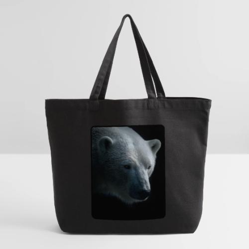 Polar Bear Close-Up Wildlife Design - Eco-Friendly Cotton Tote