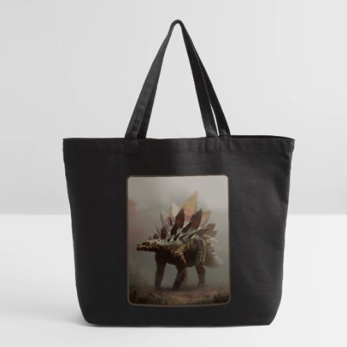 Stegosaurus Misty Forest Design - Eco-Friendly Cotton Tote