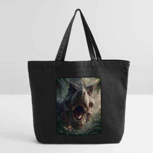 T Rex Jungle Roar Design - Eco-Friendly Cotton Tote