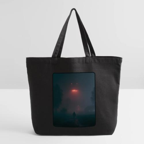 Mysterious UFO Encounter Design - Eco-Friendly Cotton Tote