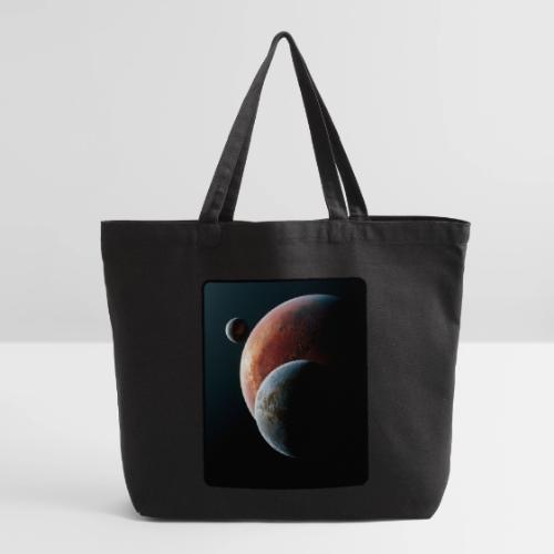 Three Planets Deep Space Design - Eco-Friendly Cotton Tote