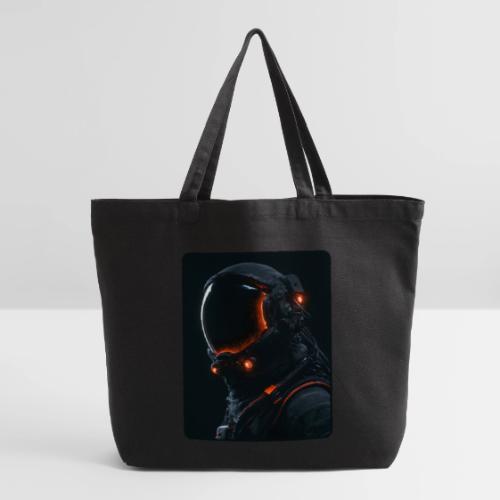 Futuristic Astronaut Helmet - Eco-Friendly Cotton Tote