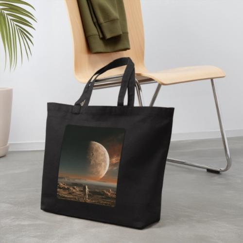 Astronaut on an Alien Moon - Eco-Friendly Cotton Tote