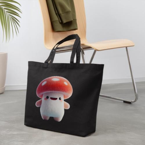 Mushroom: Red Forest Friend - Eco-Friendly Cotton Tote