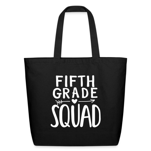 Fifth Grade Squad Teacher Team T-Shirts - Eco-Friendly Cotton Tote