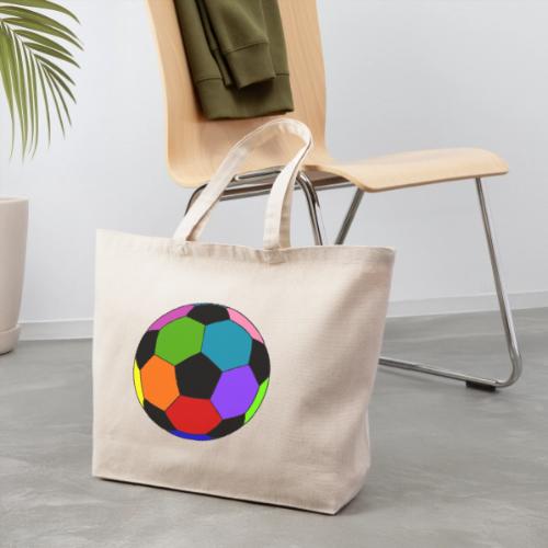 Multi-colored soccer ball - Eco-Friendly Cotton Tote