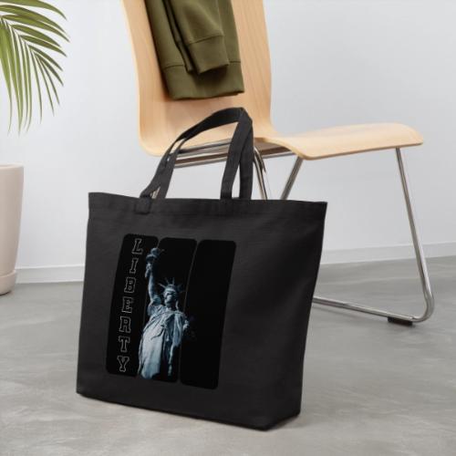 USA: Vertical Liberty - Eco-Friendly Cotton Tote