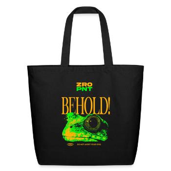Frog streetwear - Eco-Friendly Cotton Tote - black - Front