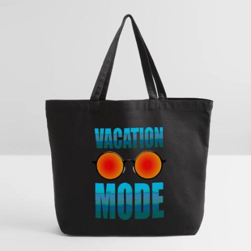 Vacation mode: Ocean Vibes On - Eco-Friendly Cotton Tote