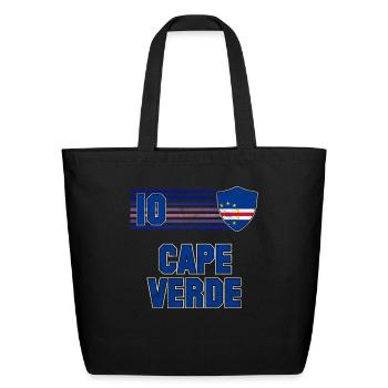 Cape Verde - Eco-Friendly Cotton Tote - black - Front