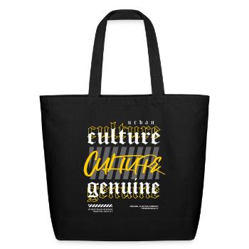 Culture Streetwear - Eco-Friendly Cotton Tote - black - Front
