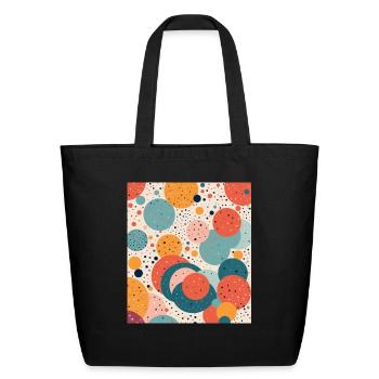 Mobile back cover - Eco-Friendly Cotton Tote - black - Front