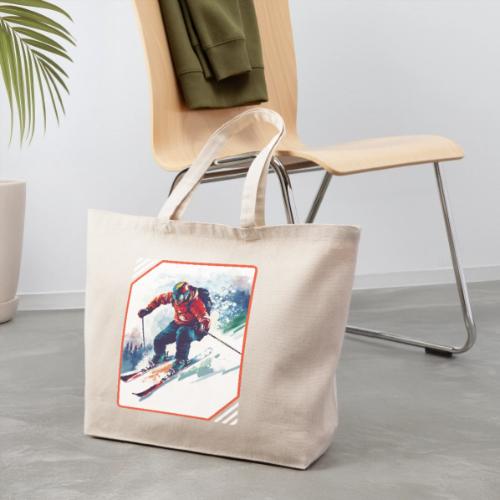 Skiing is Life - Eco-Friendly Cotton Tote