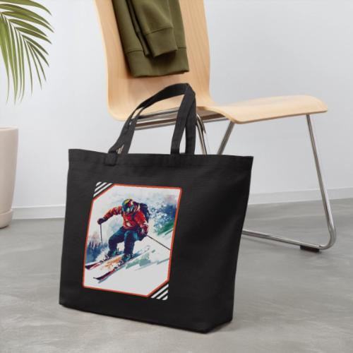 Skiing is Life - Eco-Friendly Cotton Tote