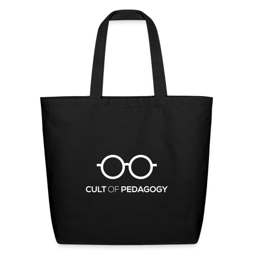 Cult of Pedagogy (white text) - Eco-Friendly Cotton Tote