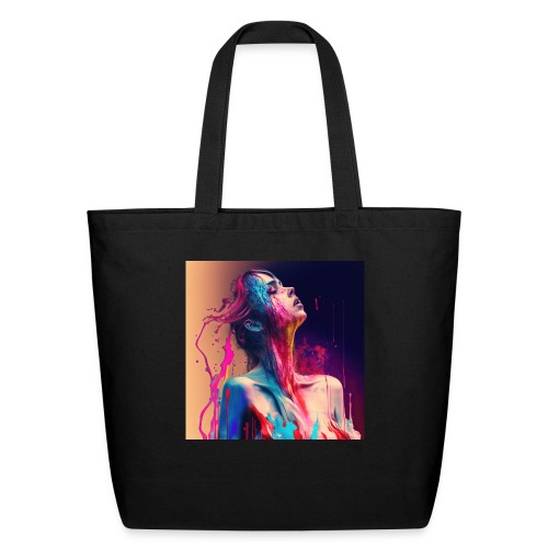 Taking in a Moment - Emotionally Fluid Collection - Eco-Friendly Cotton Tote