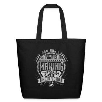 Making Clouds - Eco-Friendly Cotton Tote - black - Front
