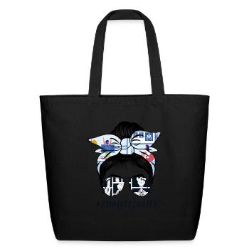 Xray tech life - Eco-Friendly Cotton Tote - black - Front