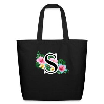 Island Vibes - Eco-Friendly Cotton Tote - black - Front