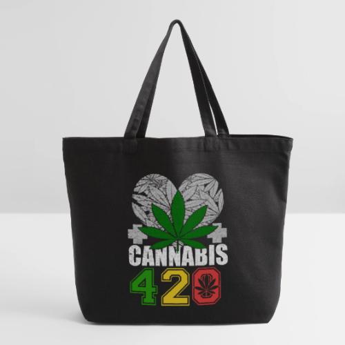 Clever 420 Smoker World Weed Marijuana Design - Eco-Friendly Cotton Tote