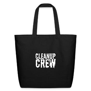 Cleanup Crew Cum Creampie Fetish Submissive Husban - Eco-Friendly Cotton Tote - black - Front