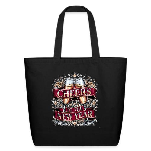 New Year's Champagne T-Shirt - Eco-Friendly Cotton Tote