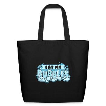Eat My Bubbles Soapmaking - Eco-Friendly Cotton Tote - black - Front