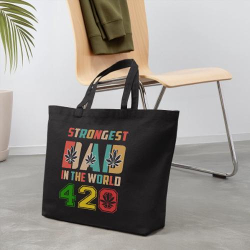 Chucklesome 420 Dad Loves Herb Weed Marijuana - Eco-Friendly Cotton Tote