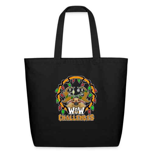 WoW Challenges Holiday Tauren WHITE - Eco-Friendly Cotton Tote