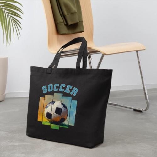 Soccer Ball Vibes - Eco-Friendly Cotton Tote