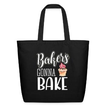 Baker 2 - Eco-Friendly Cotton Tote - black - Front