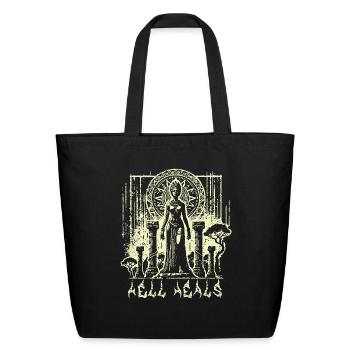 Hell Heals - Eco-Friendly Cotton Tote - black - Front
