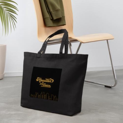 Houston is Pro Choice Skyline + Logo - Eco-Friendly Cotton Tote