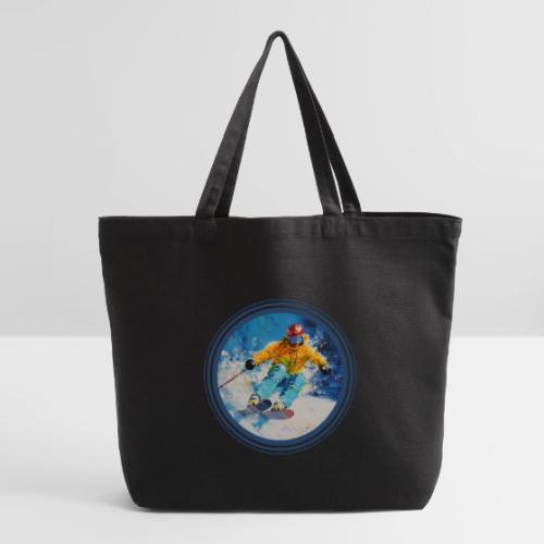 Born for Skiing - Eco-Friendly Cotton Tote
