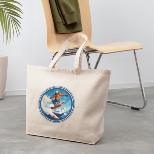Snowboarding Vibes - Eco-Friendly Cotton Tote